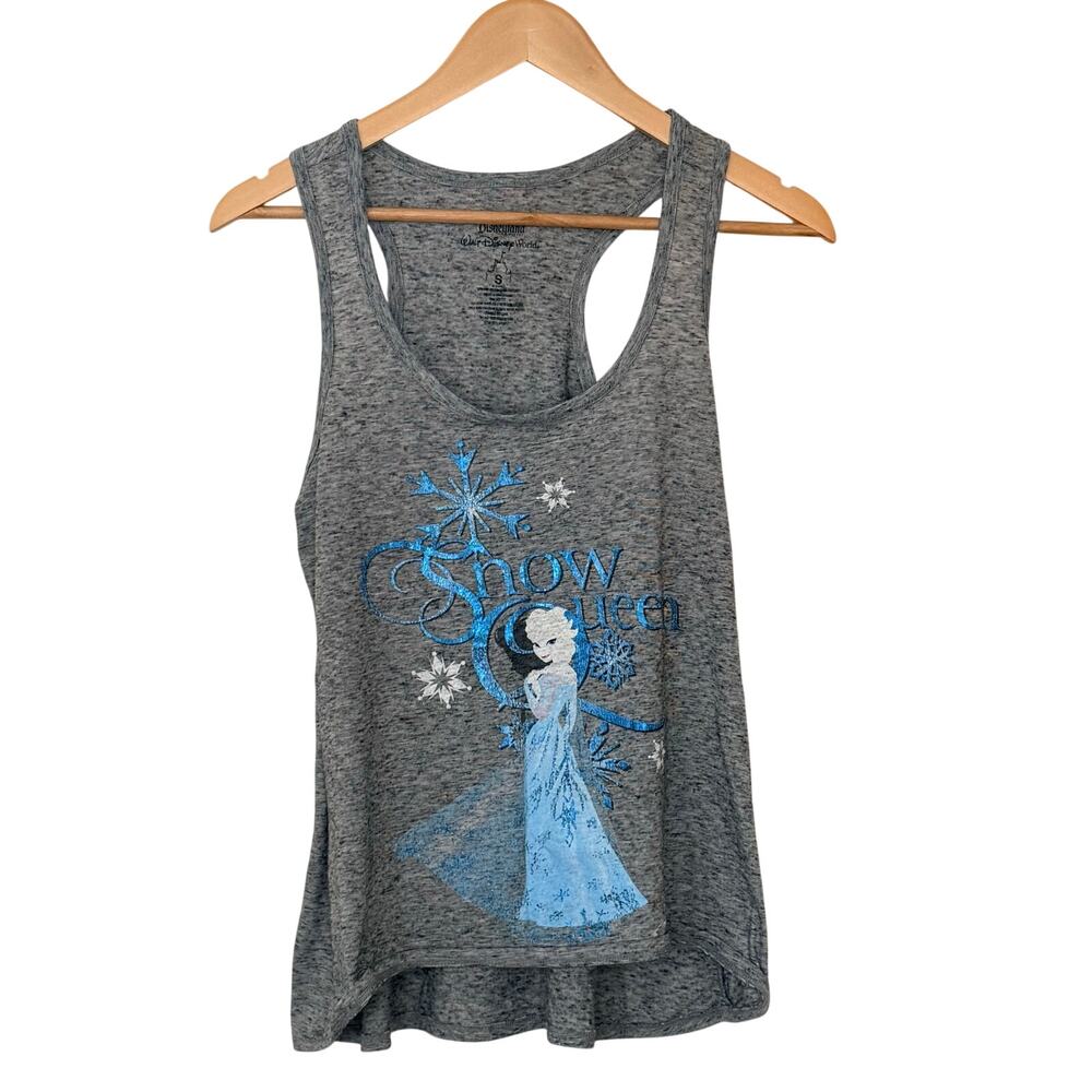 Disney Parks Frozen Elsa Gray S Tank Top Disneyland Disney World Racerback